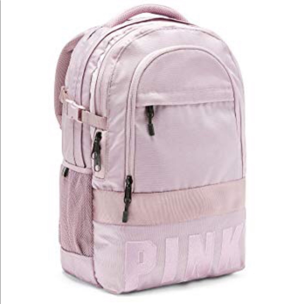 Pink Victoria’s Secret collegiate back pack